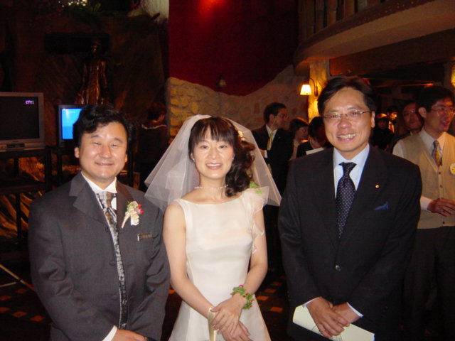 井上哲士 東京で国会秘書さん同士の結婚祝賀会